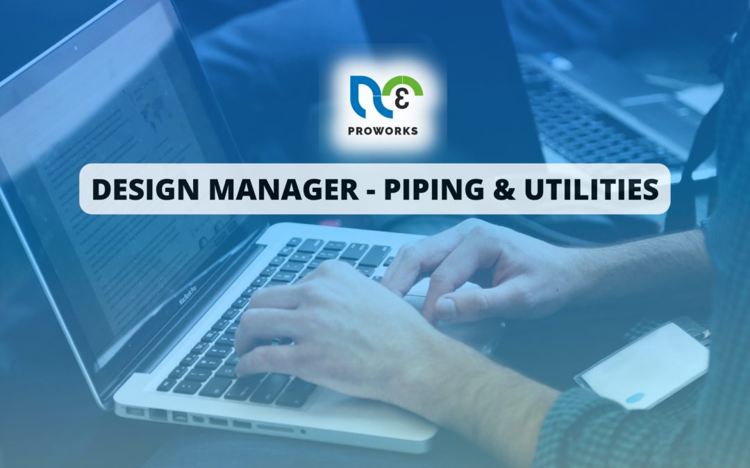 Design Manager – Piping & Utilities